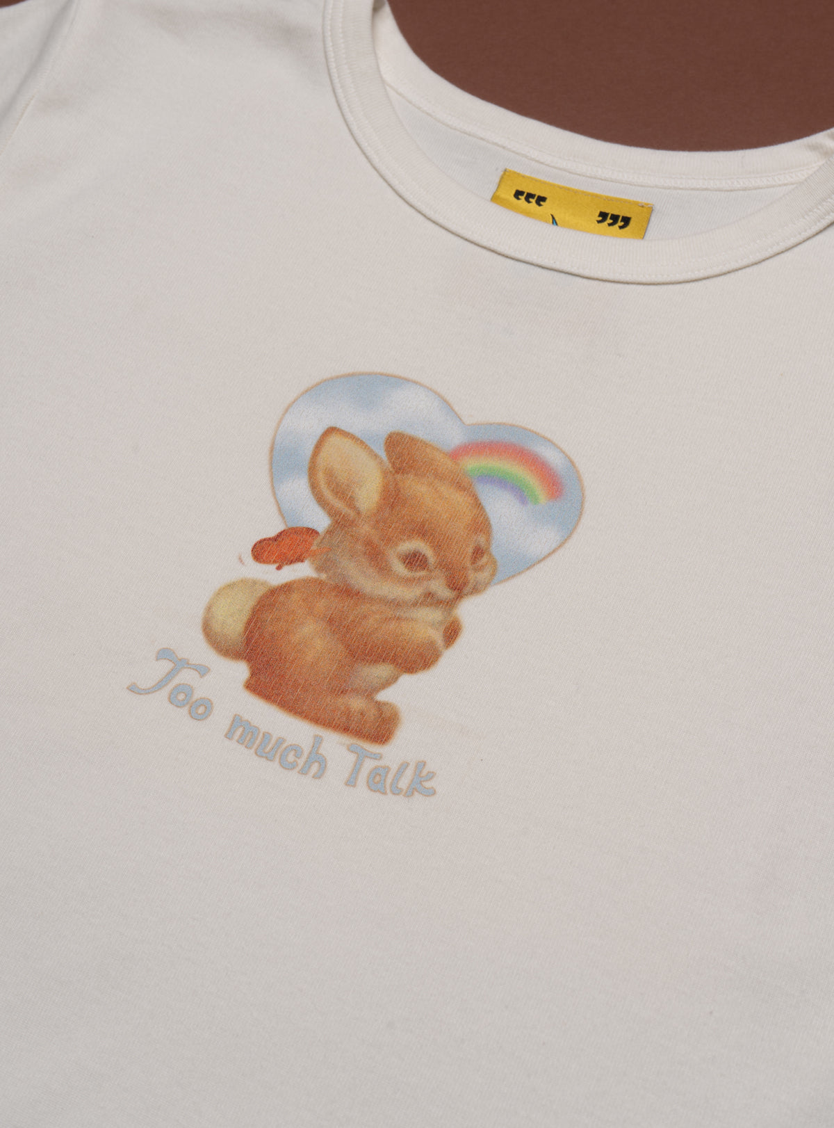 Too Much Talk Baby Tee - UNIF Clothing|Tees|New Arrivals