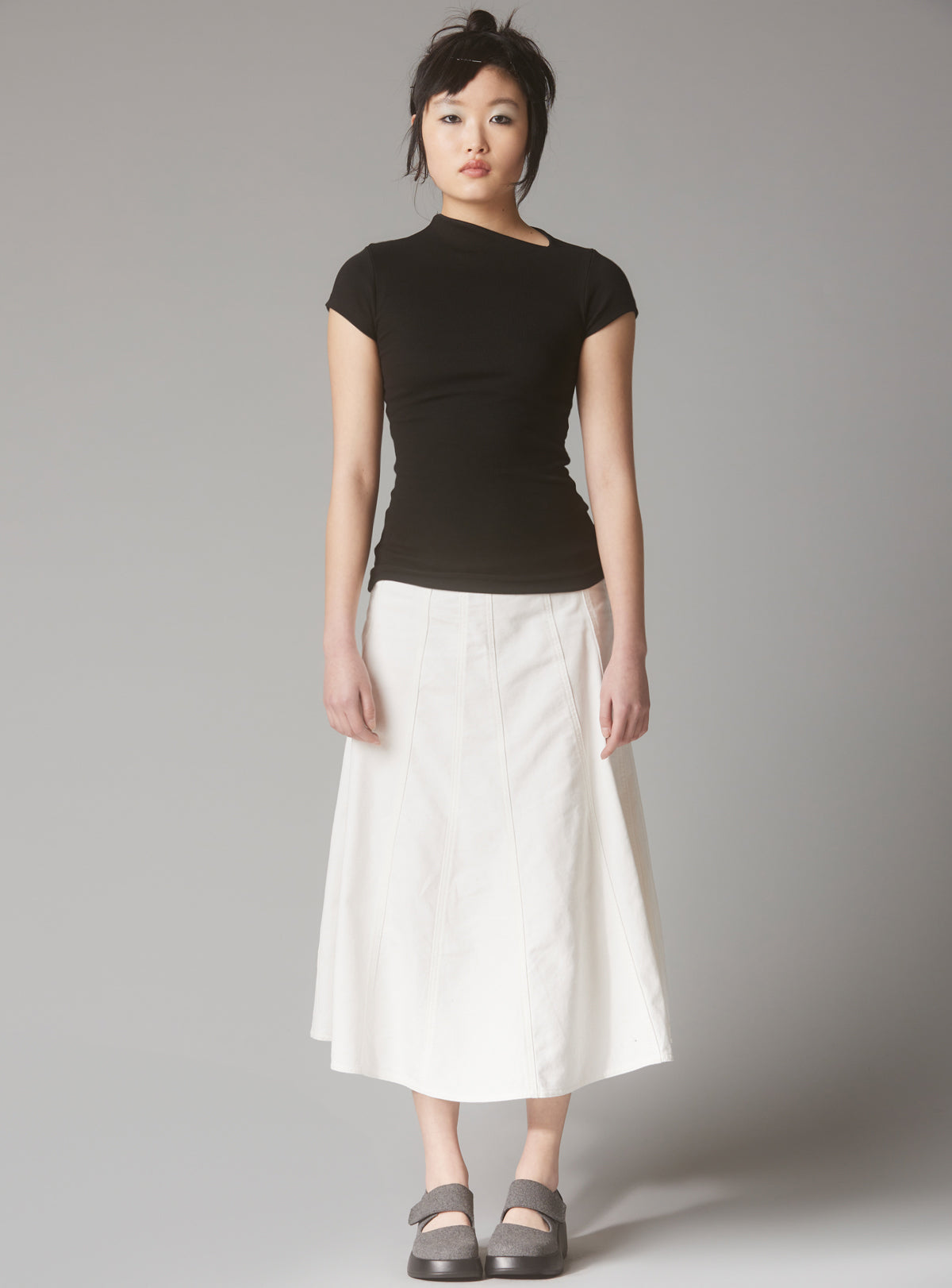 Rib Asymmetrical Cap Sleeve - UNIF New Arrivals