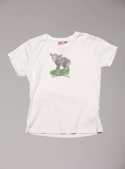 World Is Burning baby Tee - UNIF Clothing|Tees|New Arrivals
