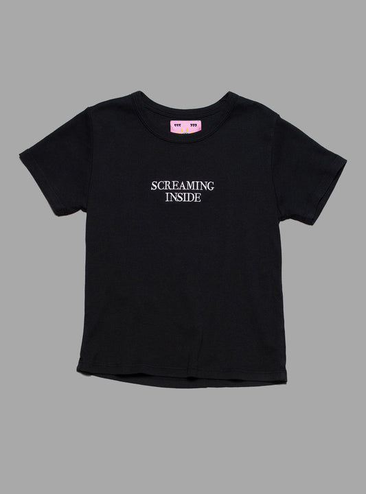 Screaming Inside Baby Tee - UNIF Clothing|Tees|New Arrivals