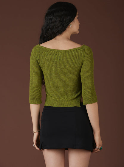 Sincere Top - Green - UNIF Clothing|New Arrivals