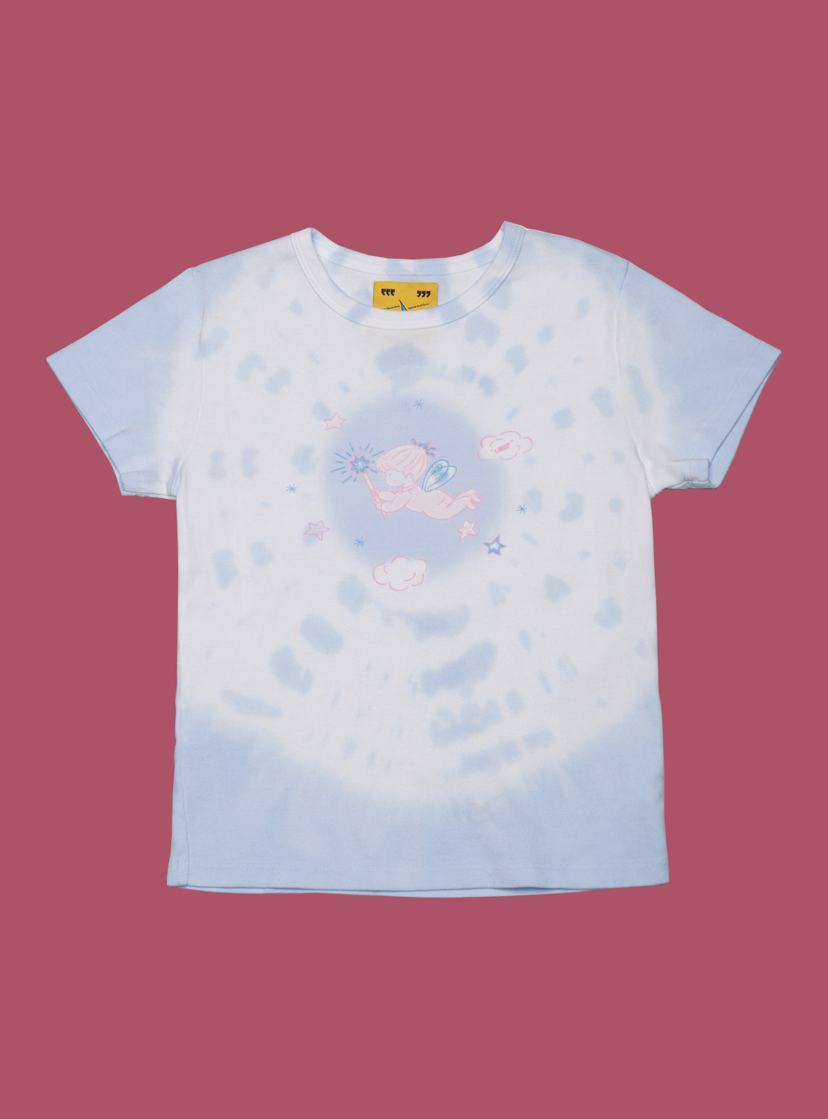 Blue Tie-Dyed T-Shirt - UNIF Clothing|Tees|New Arrivals