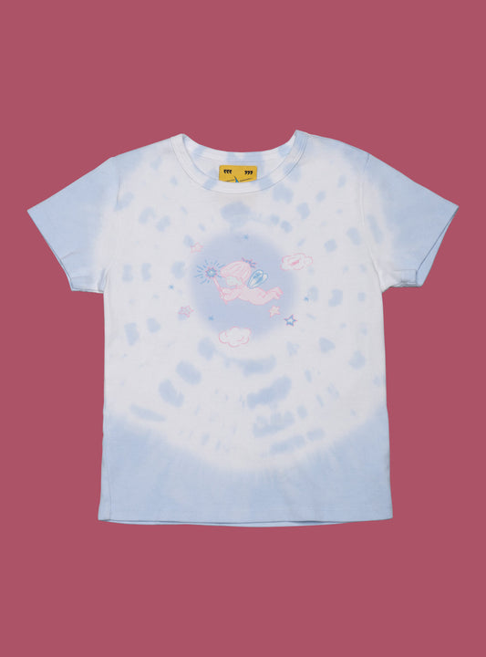 Blue Tie-Dyed T-Shirt - UNIF Clothing|Tees|New Arrivals