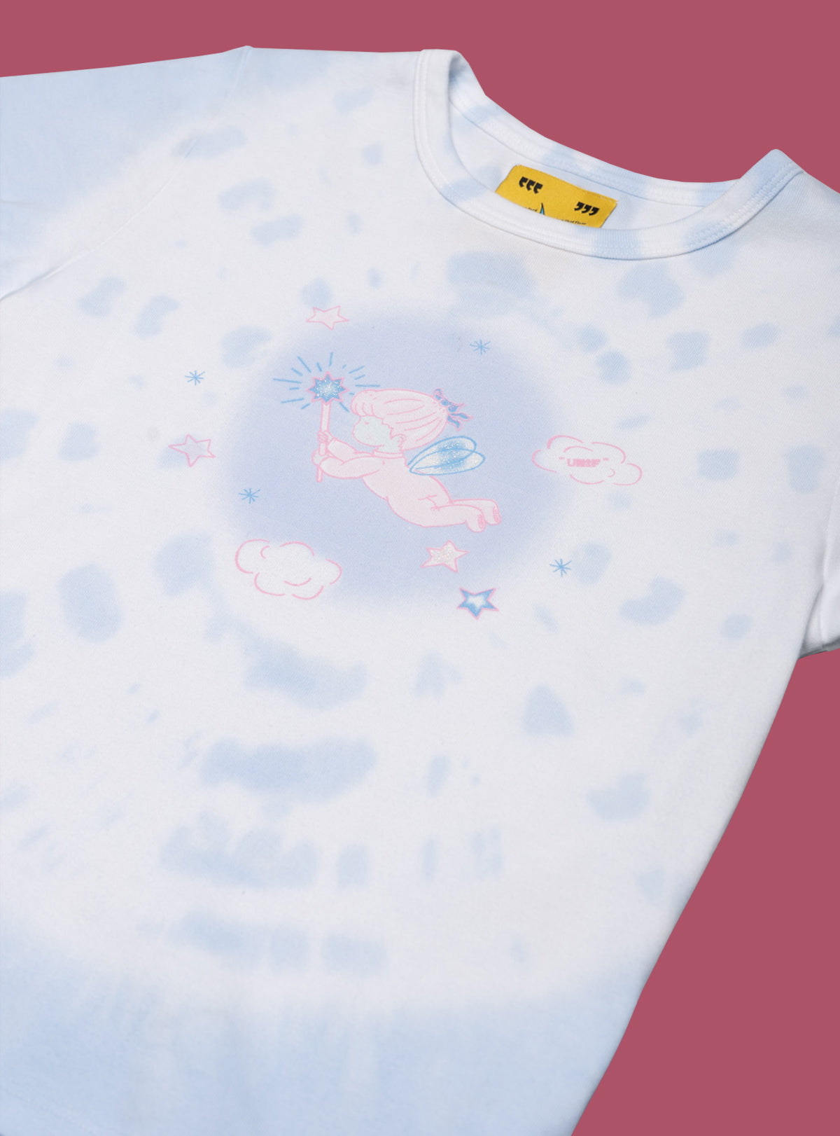 Blue Tie-Dyed T-Shirt - UNIF Clothing|Tees|New Arrivals