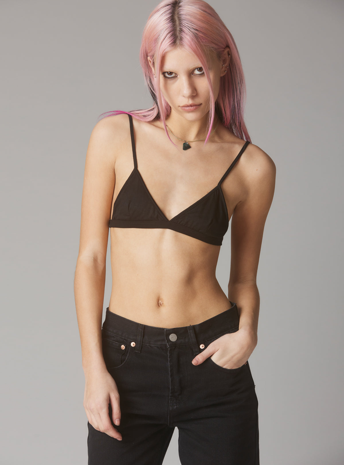 Staple Triangle Bra - UNIF Clothing