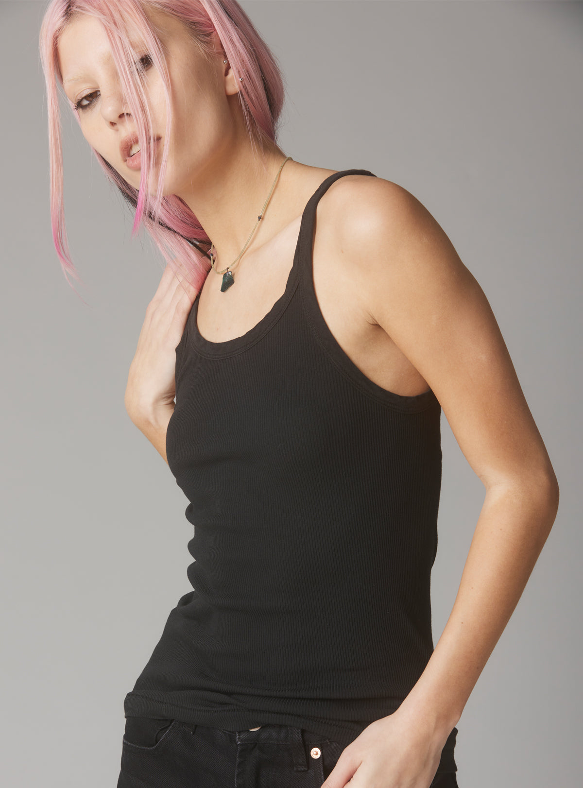 Staple Rib Tank - UNIF Clothing|New Arrivals