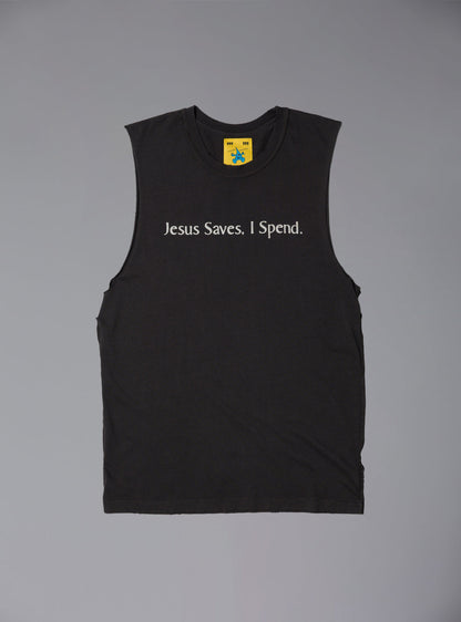 Jesus Saves Tank - UNIF Clothing|Tees|New Arrivals