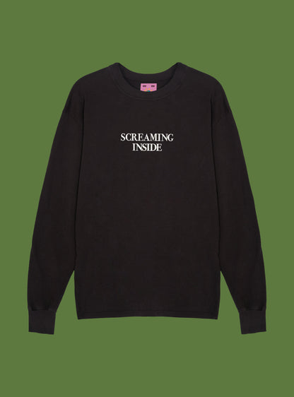 Screaming Inside Long Sleeve - UNIF Clothing|Tees