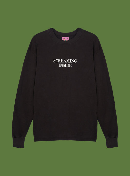 Screaming Inside Long Sleeve - UNIF Clothing|Tees
