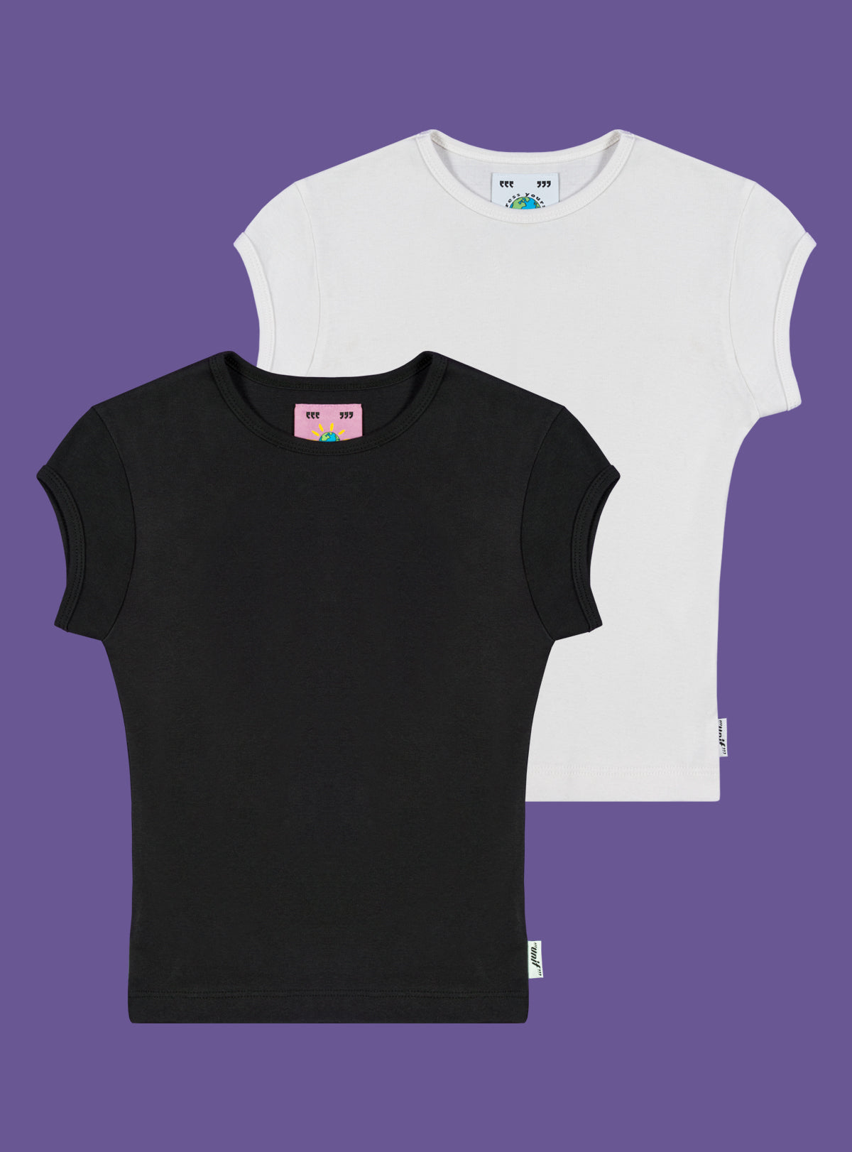 Cap Sleeve Baby Tee Two-Pack - UNIF Clothing|Tees