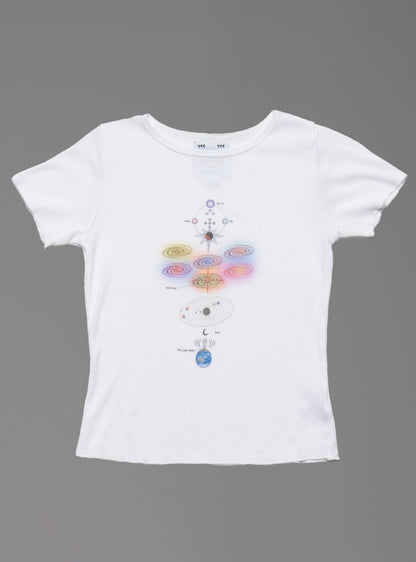 You Are Here Baby Tee - UNIF Clothing|Tees|New Arrivals