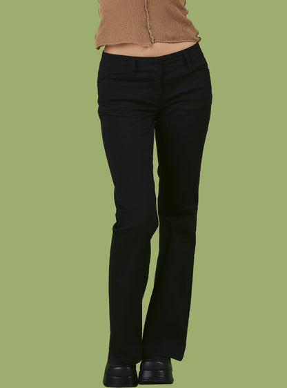 Black Low-Rise Bootcut Pant - UNIF Clothing