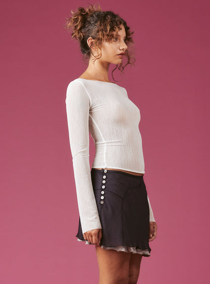 AMI Layered Miniskirt - UNIF Clothing|New Arrivals