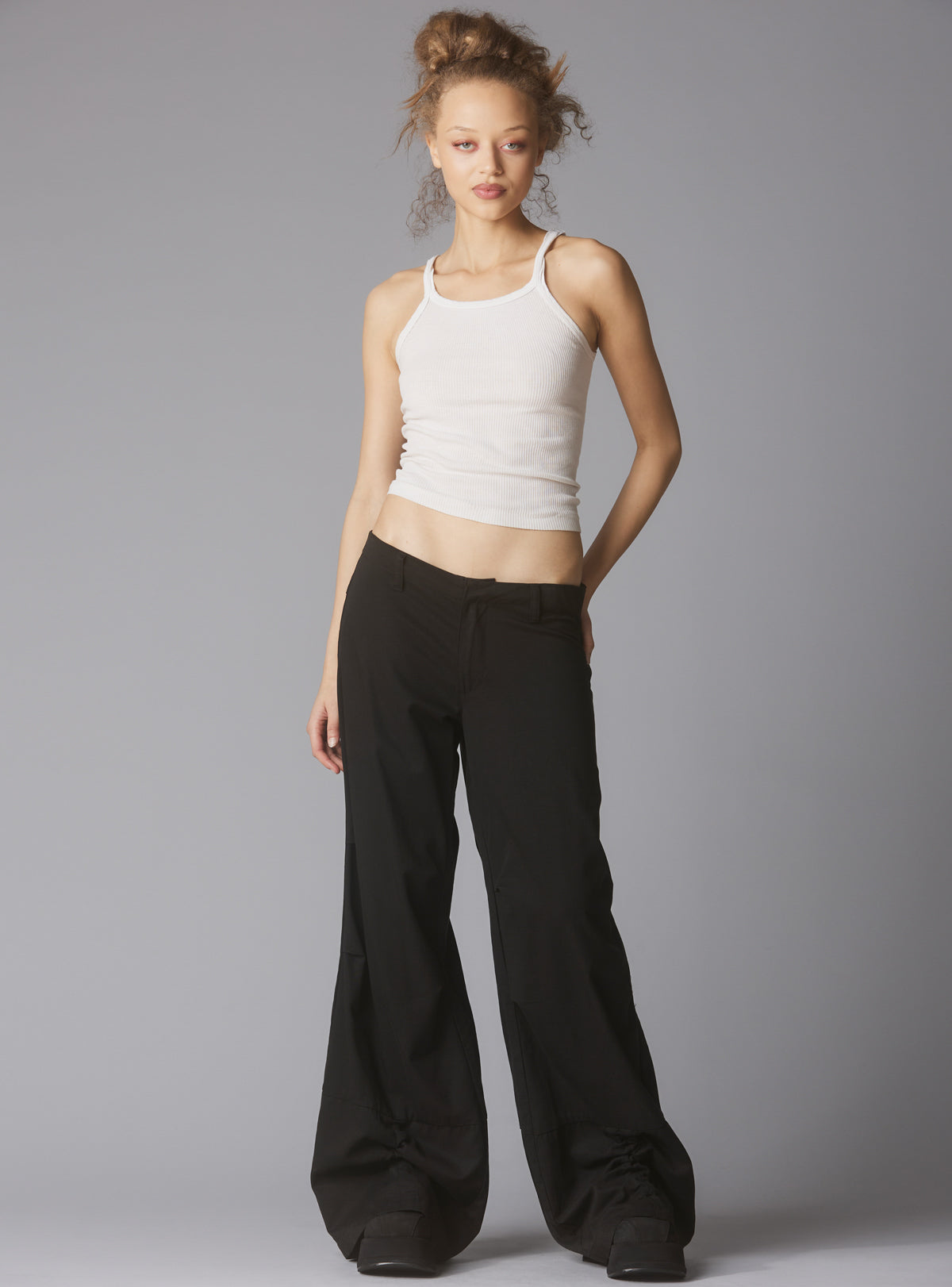Black Wide Leg Pants - UNIF Clothing