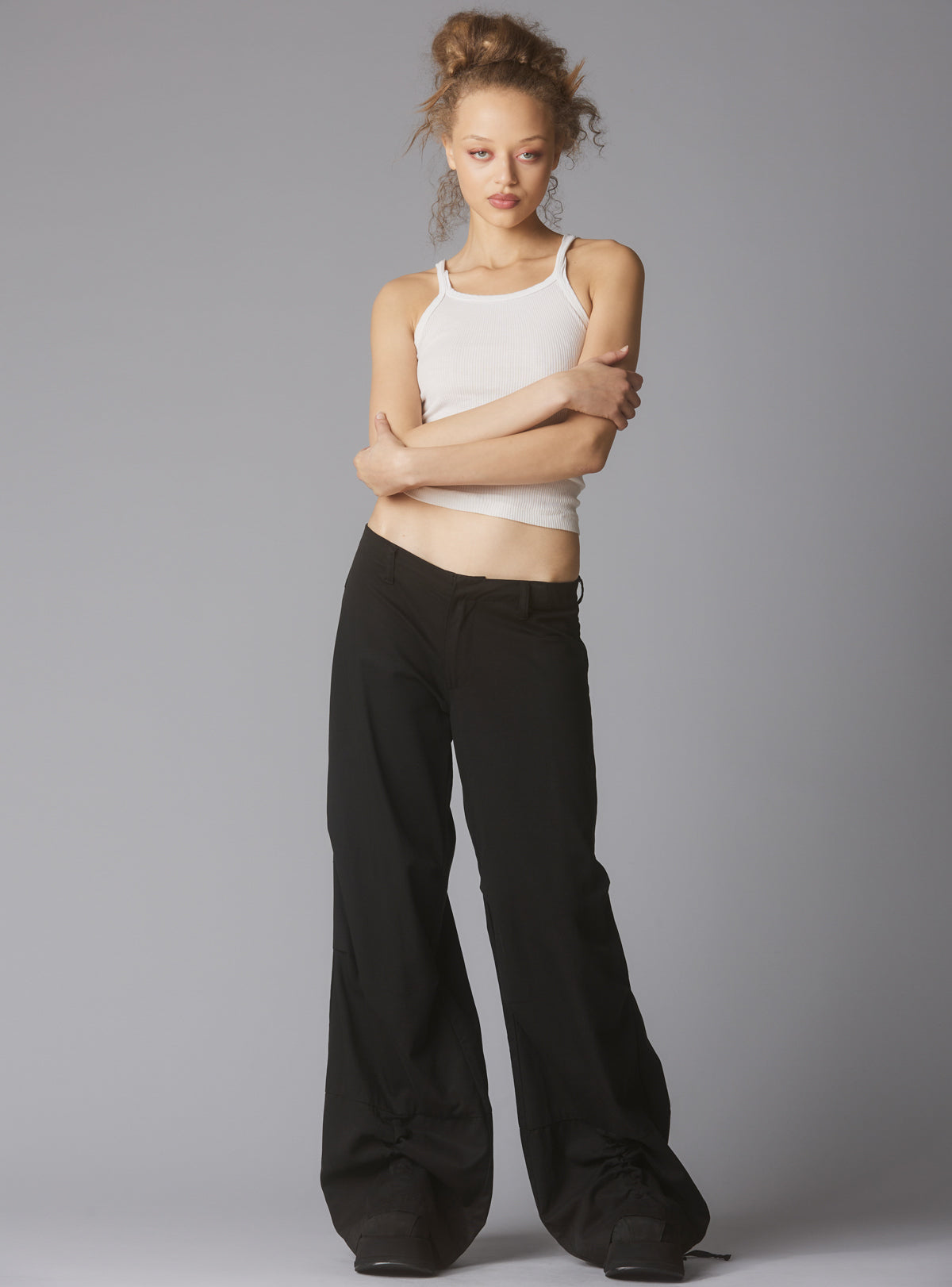 Black Wide Leg Pants - UNIF Clothing