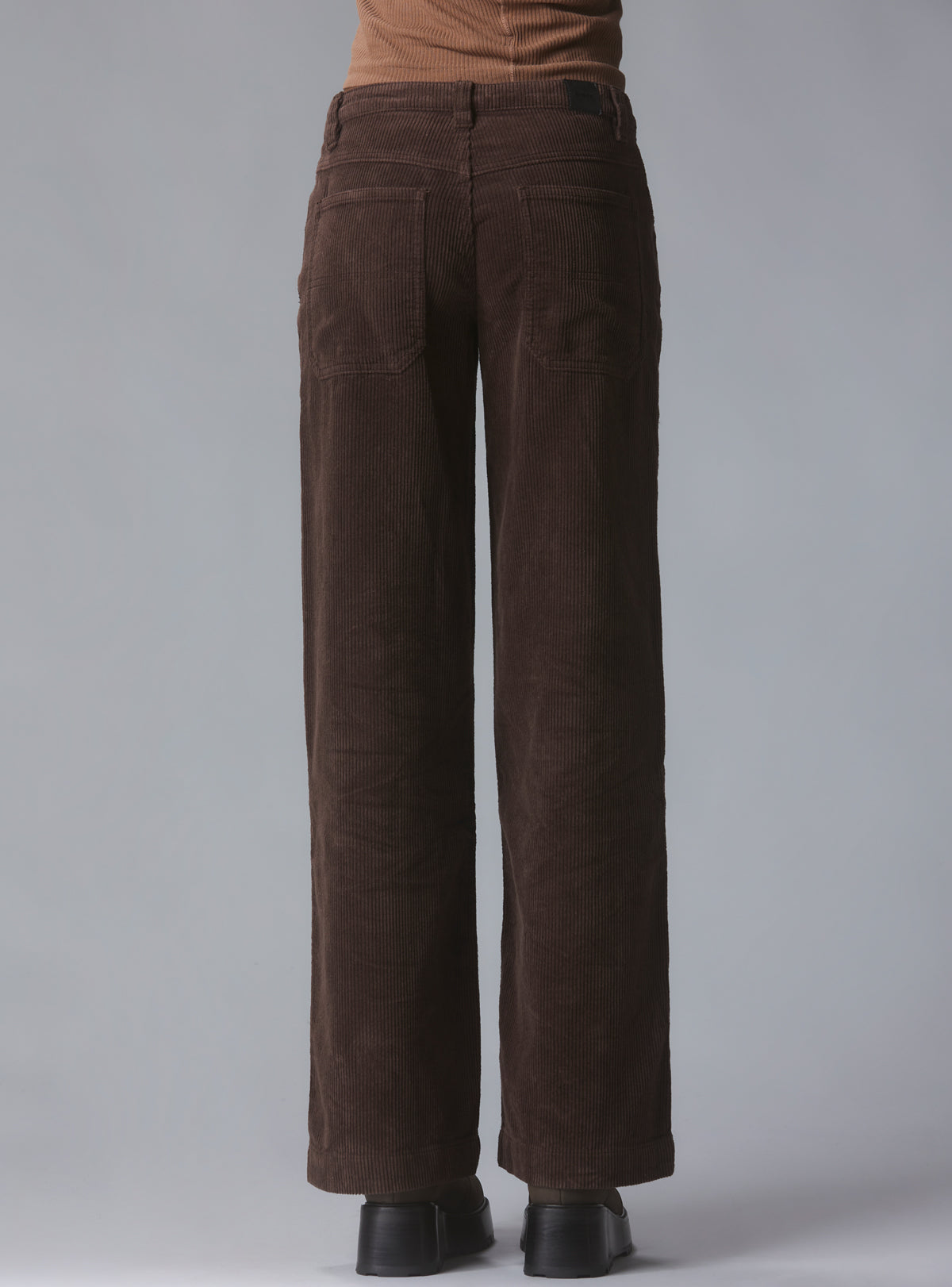 Wide Leg Corduroy Pants In Brown - UNIF Clothing