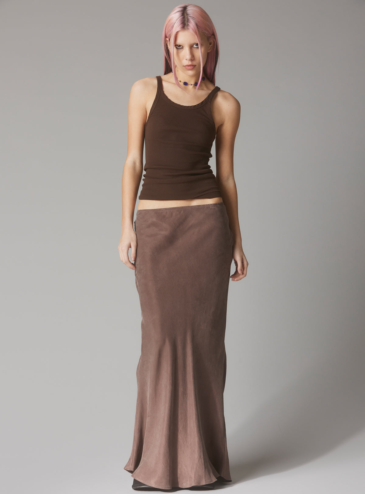 Vivi Skirt Brown - UNIF Clothing|New Arrivals