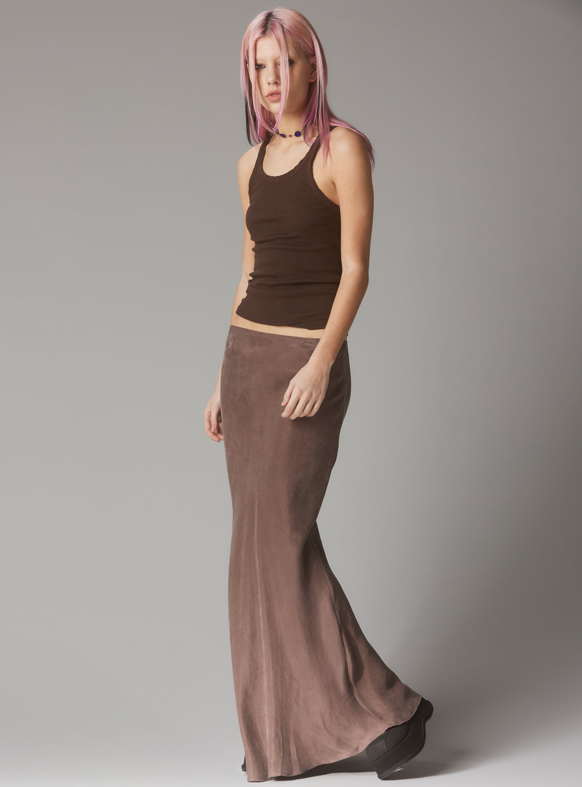 Vivi Skirt Brown - UNIF Clothing|New Arrivals