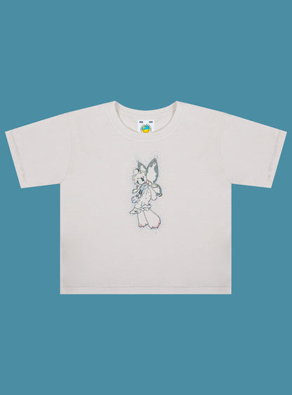 Fairy Bear Baby Tee - UNIF Clothing|Tees