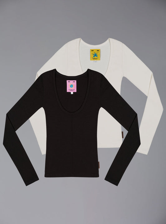 Scoop Long Sleeve 2-pack - UNIF Clothing|New Arrivals