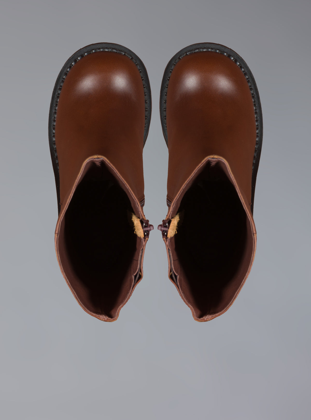 Brown Leather Platform Boot - UNIF Shoes