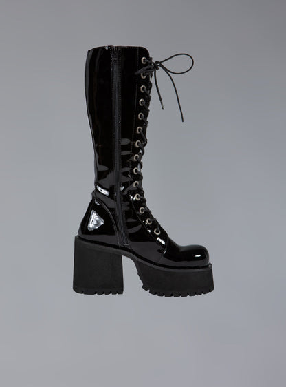 Knee High Leather Platform Boot - UNIF Shoes