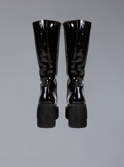 Knee High Leather Platform Boot - UNIF Shoes