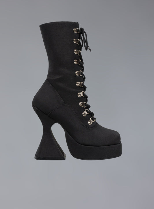Victorian Lace Up Platform Heel - UNIF Shoes|New Arrivals