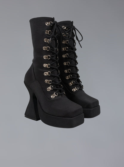 Victorian Lace Up Platform Heel - UNIF Shoes|New Arrivals