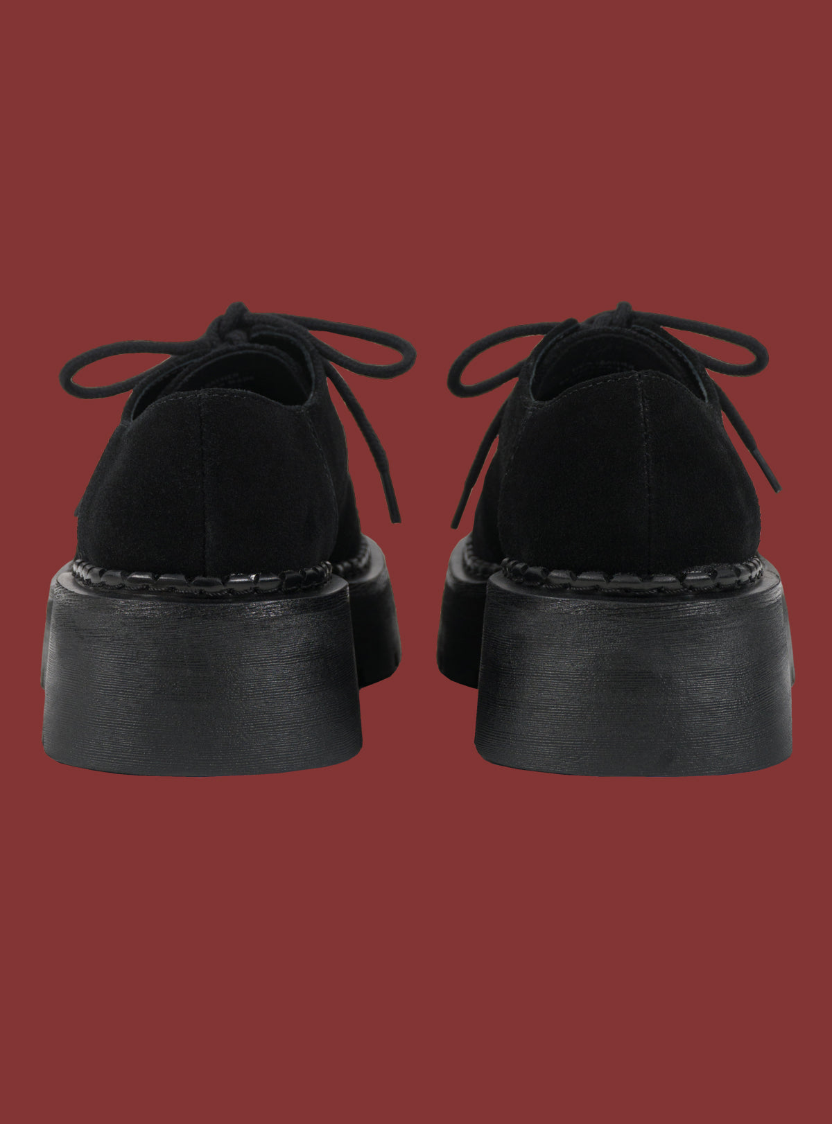 Black Suede Platform Shoe - UNIF Shoes