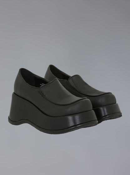Square Toe Stacked Platform Shoe - UNIF Shoes