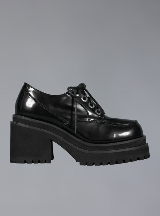 90s Platform Oxford Shoe With Chunky Heel - UNIF Shoes