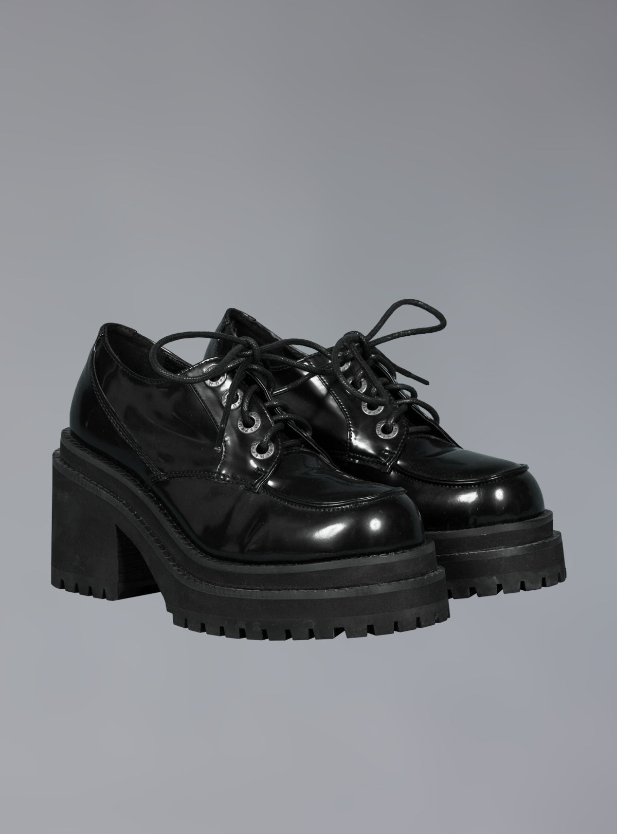 90s Platform Oxford Shoe With Chunky Heel - UNIF Shoes