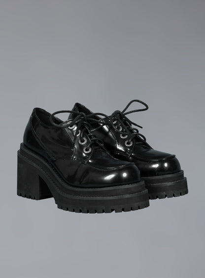 90s Platform Oxford Shoe With Chunky Heel - UNIF Shoes
