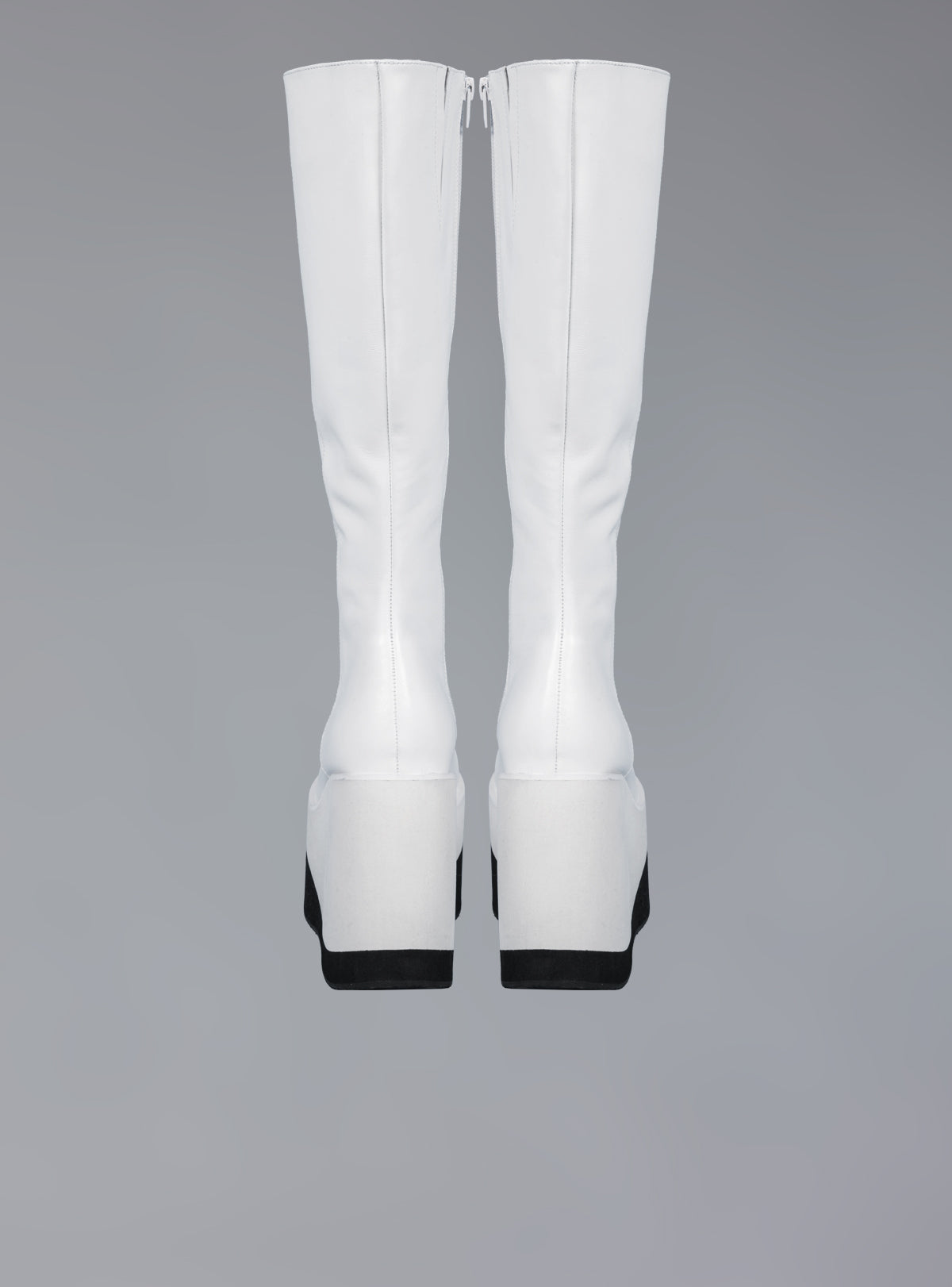 Stacked Leather Platform Knee High Boot - UNIF Shoes