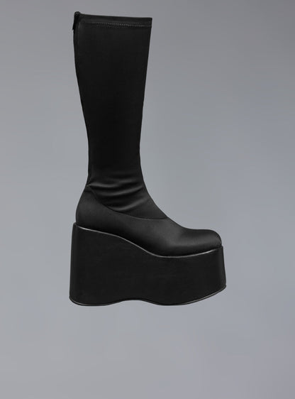 Platform Sock Boots With Super Stacked Sole - UNIF Shoes