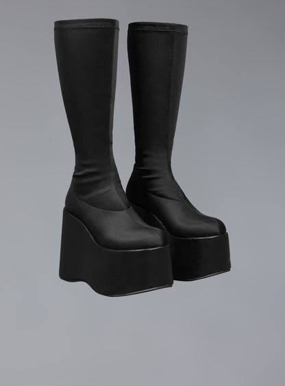 Platform Sock Boots With Super Stacked Sole - UNIF Shoes