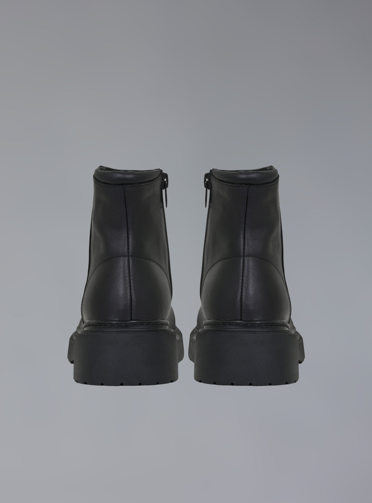 Zip-Up Leather Ankle Boot - UNIF Shoes