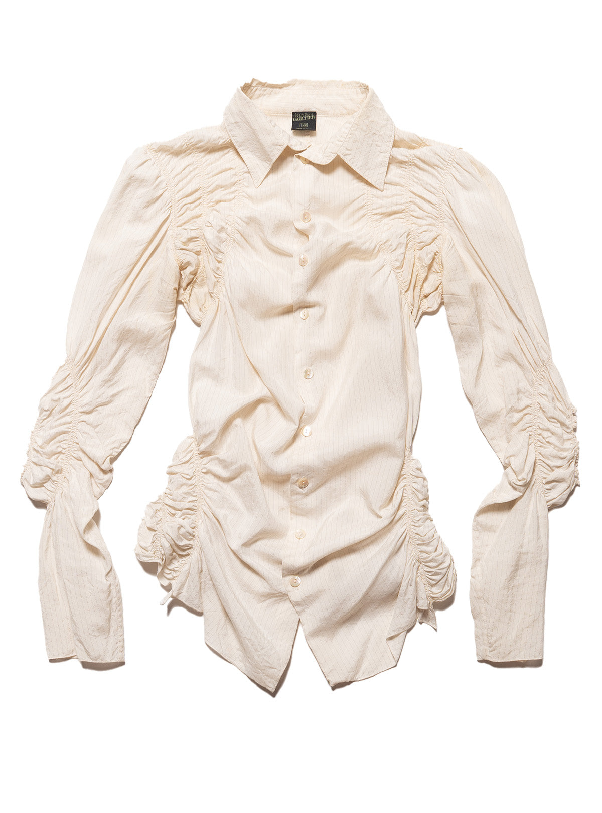 Jean Paul Gaultier Pinstripe Dress Button Down - UNIF Vintage