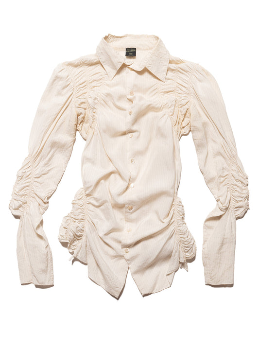 Jean Paul Gaultier Pinstripe Dress Button Down - UNIF Vintage