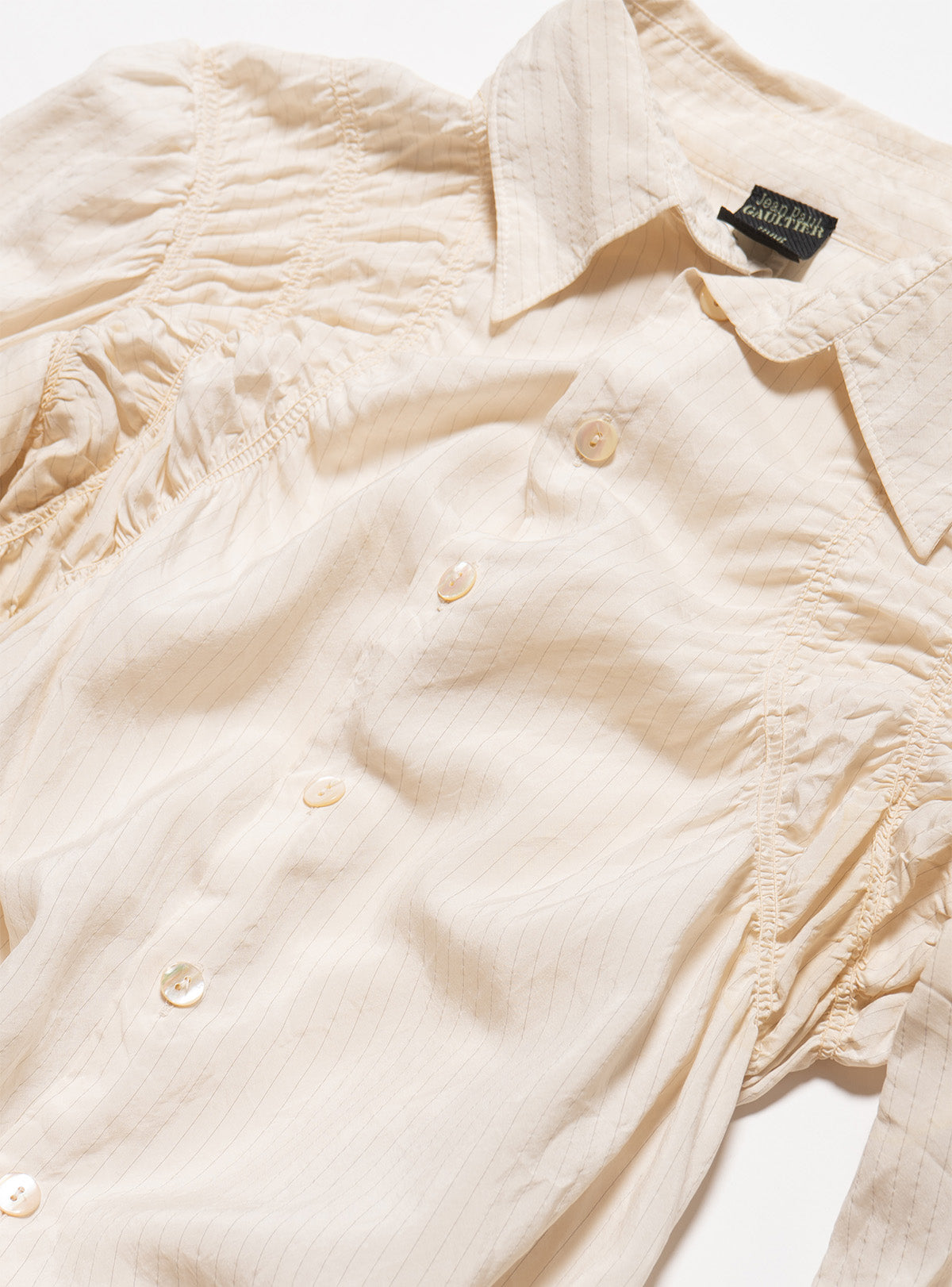 Jean Paul Gaultier Pinstripe Dress Button Down - UNIF Vintage