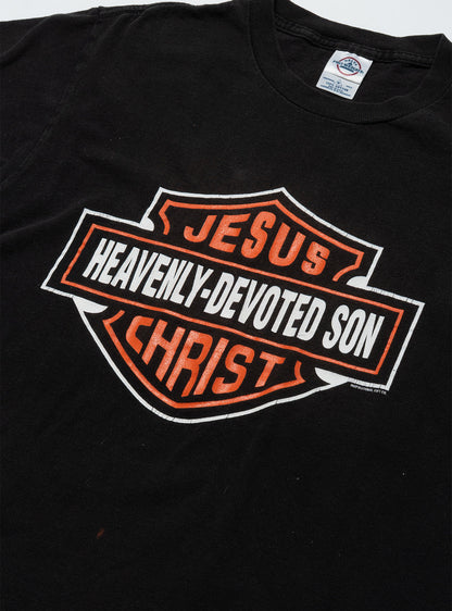 Vintage Harley Jesus Christ Heavenly-Devoted Son Tee - UNIF Vintage