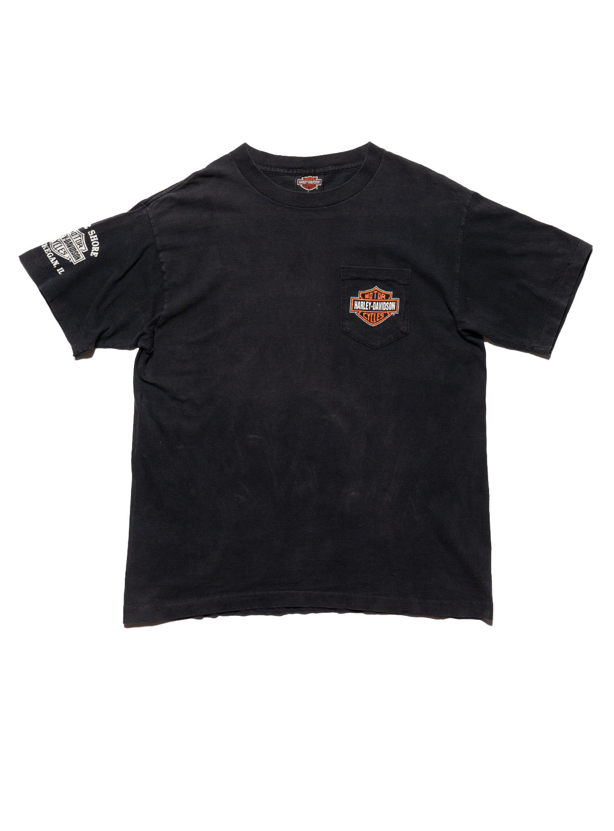 Vintage Harley Davidson Lake Shore Waukegan IL Tee - UNIF Vintage
