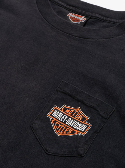 Vintage Harley Davidson Lake Shore Waukegan IL Tee - UNIF Vintage