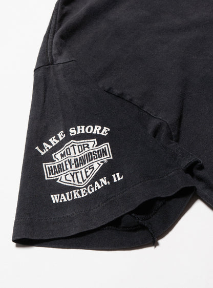 Vintage Harley Davidson Lake Shore Waukegan IL Tee - UNIF Vintage