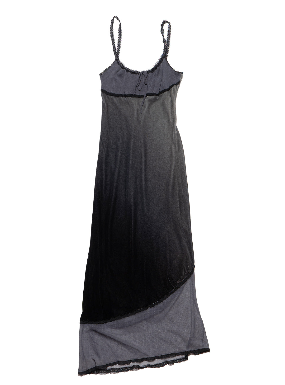 Vintage Betsy Johnson Velvet Gray Long Dress - UNIF Vintage