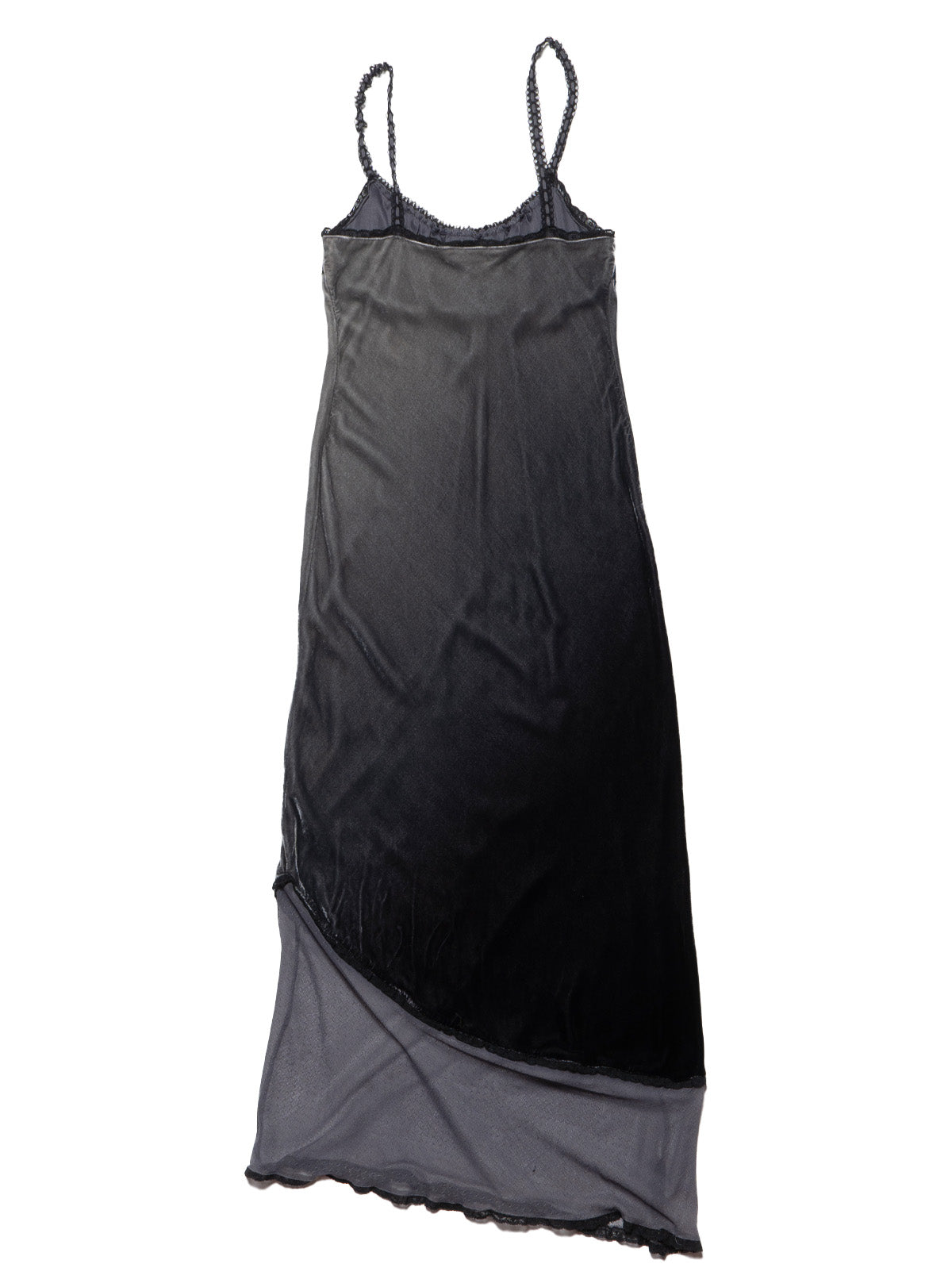 Vintage Betsy Johnson Velvet Gray Long Dress - UNIF Vintage