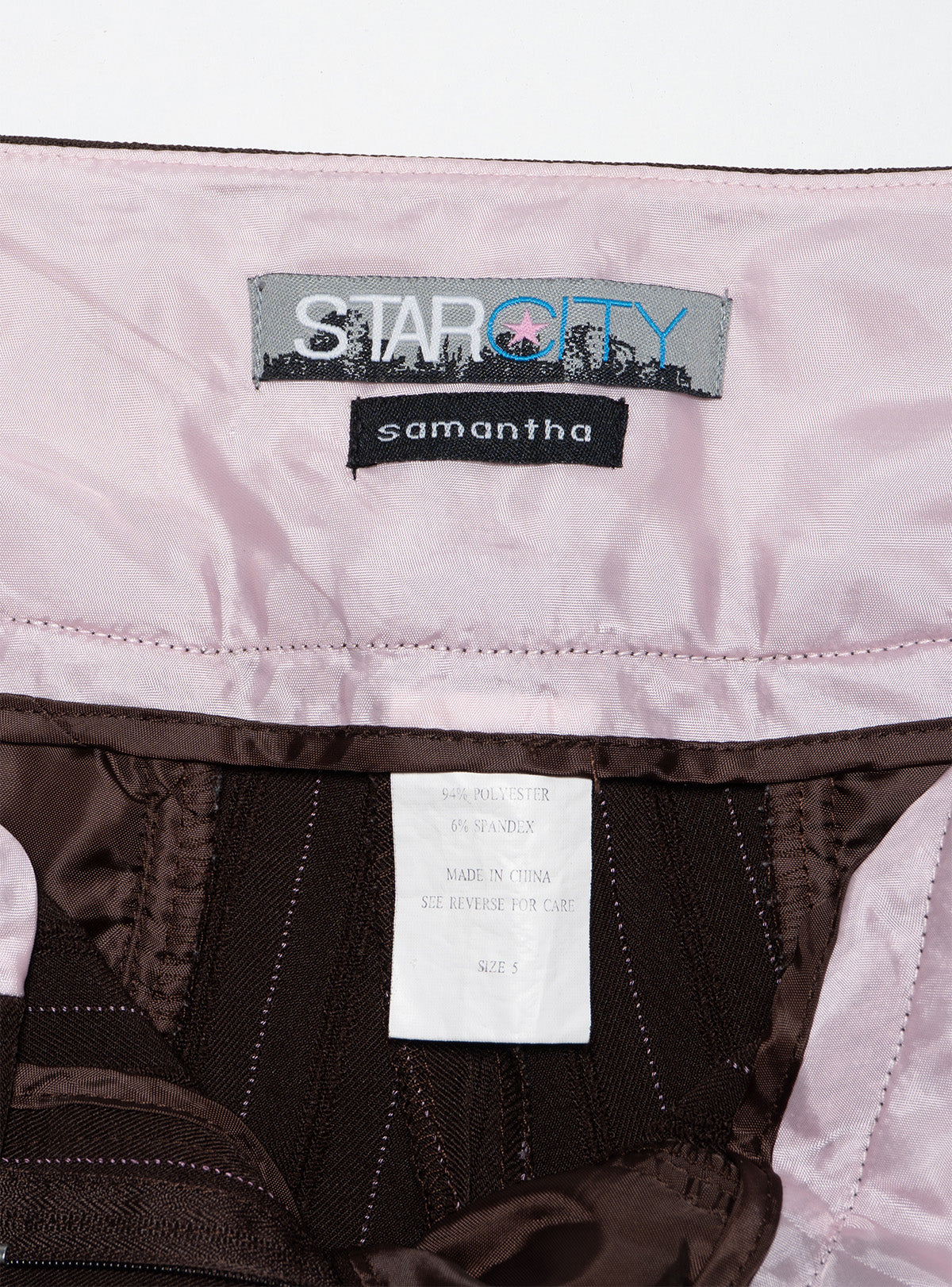Vintage Star City Samantha Pinstripe Pants - UNIF Vintage