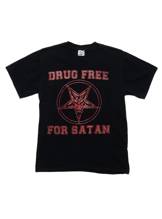 Vintage Drug Free For Satan Tee - UNIF Vintage