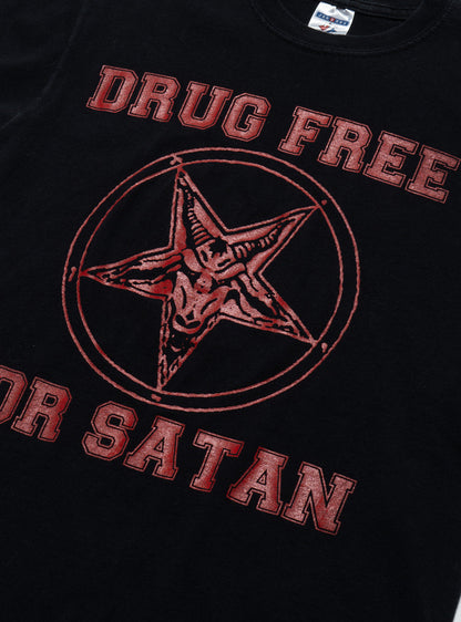 Vintage Drug Free For Satan Tee - UNIF Vintage